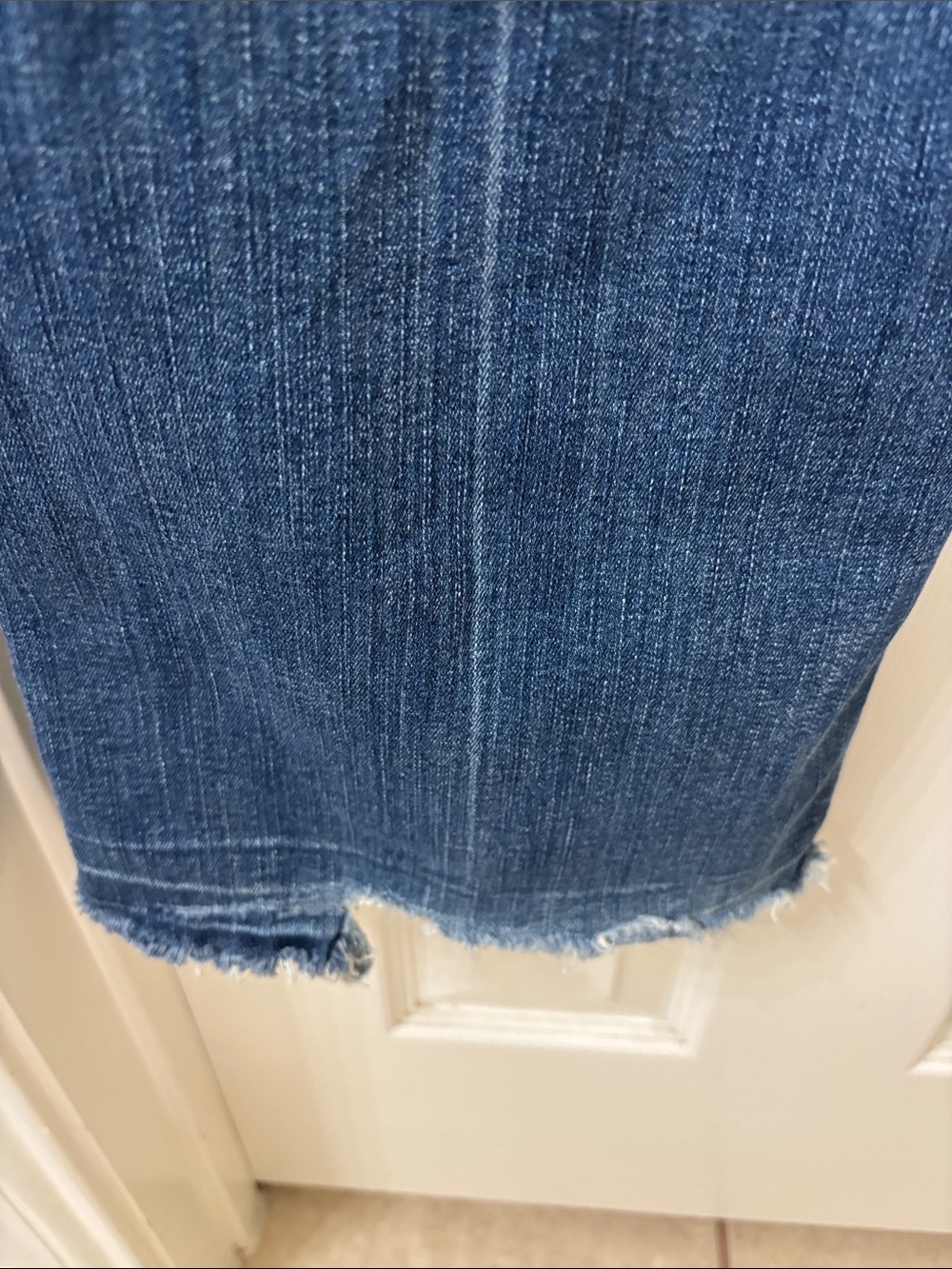Ariat Dark Blue Flare Jeans Trouser with Subtle Fade - Picture 9 of 9